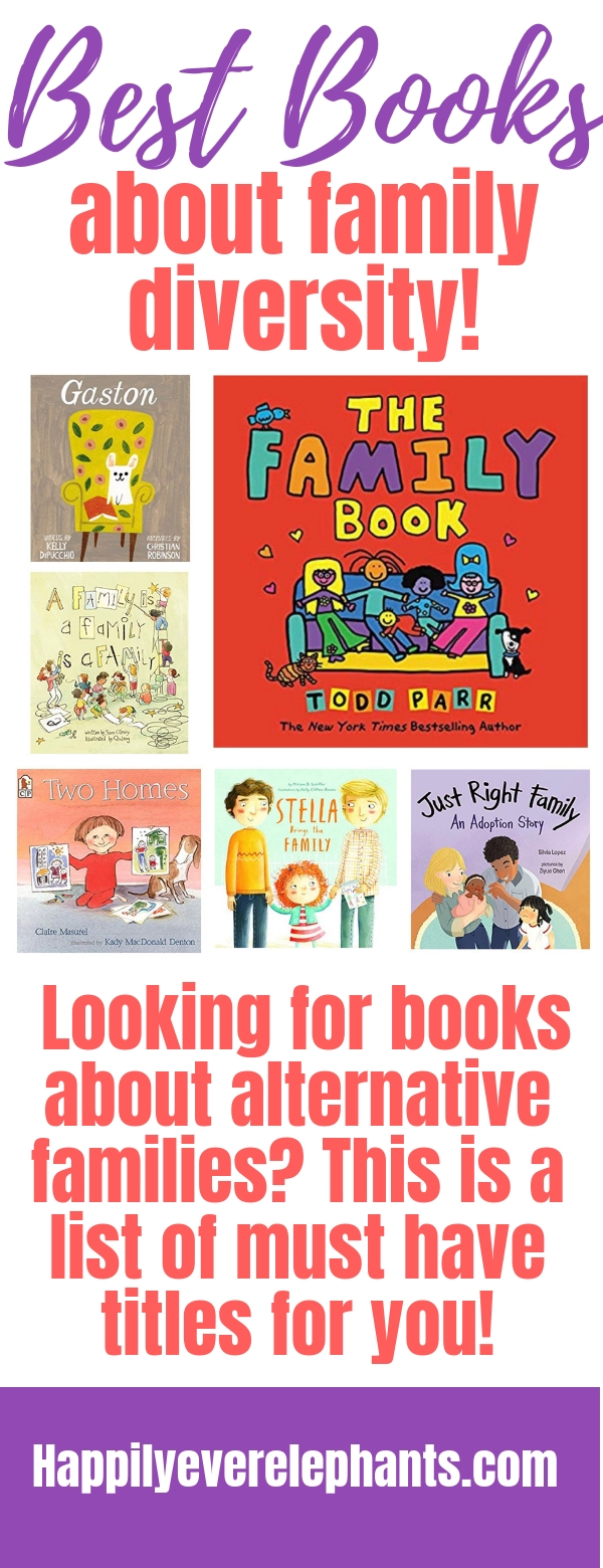 Looking for books about alternative families and family diversity? This is the list for you!