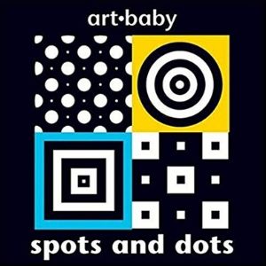 black and white books for newborns, art baby spots and dots