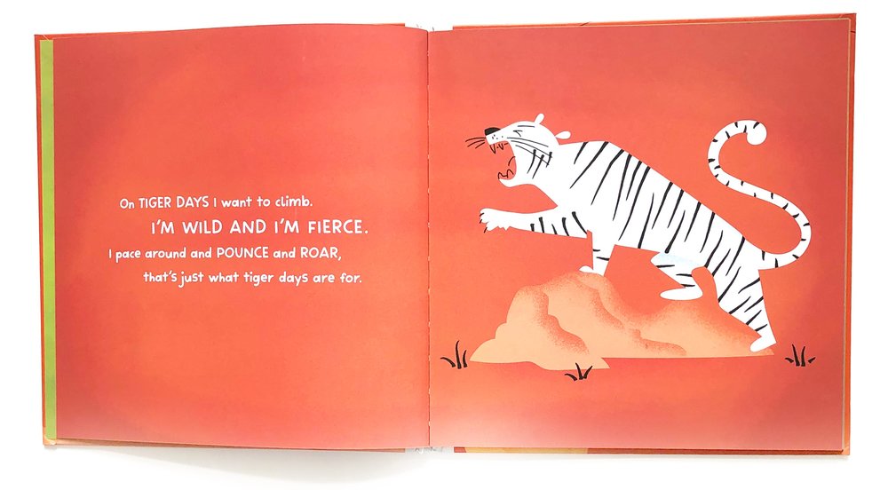 Tiger Days, A Book of Feelings by M.H. Clark and illustrated by Anna Hurley