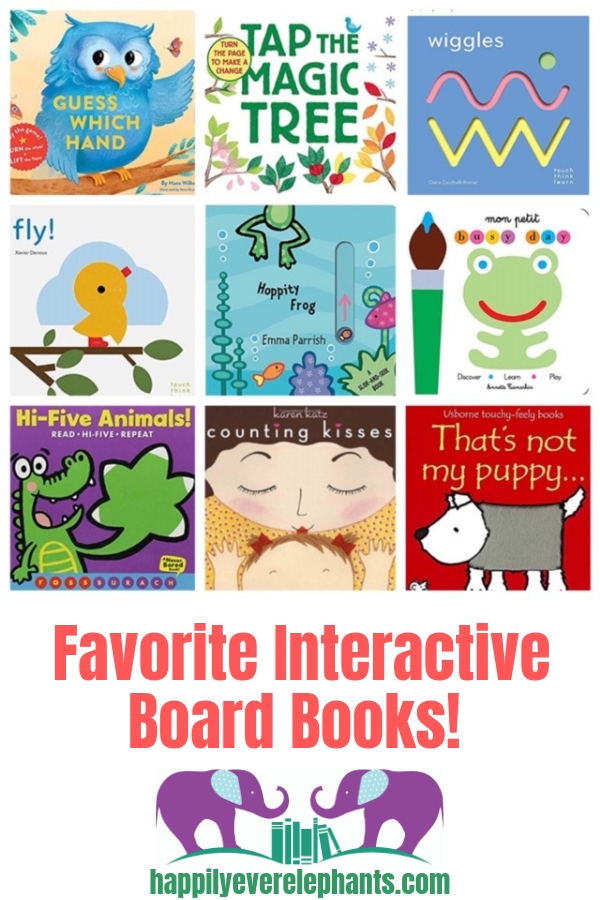 Interactive books for babies, including our favorite interactive board books your kids are sure to love!