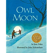 Winter books for kids, Owl Moon by Jane Yolen John Schoenherr