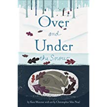 Winter books for kids, over and under the snow