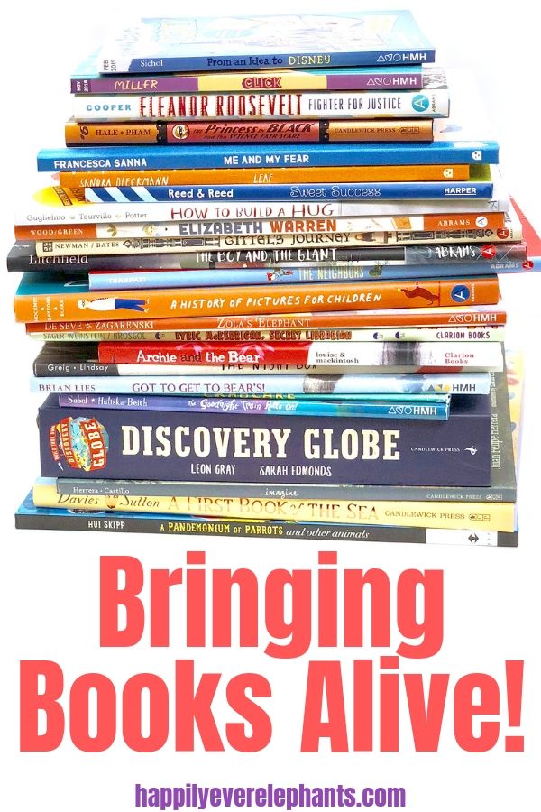 Elevate your read-alouds and deepen your child's takeaway experiences by bringing books alive!