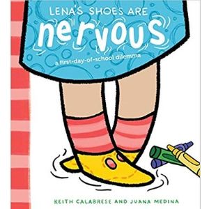 first-day-of-school-books-lena's-shoes-are-nervous