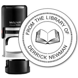 little bookworms bookish gifts, Custom library stamp.jpg